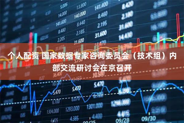 个人配资 国家数据专家咨询委员会（技术组）内部交流研讨会在京召开
