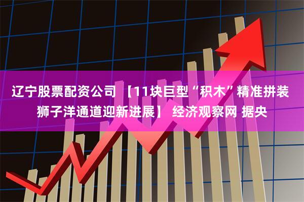 辽宁股票配资公司 【11块巨型“积木”精准拼装 狮子洋通道迎新进展】 经济观察网 据央